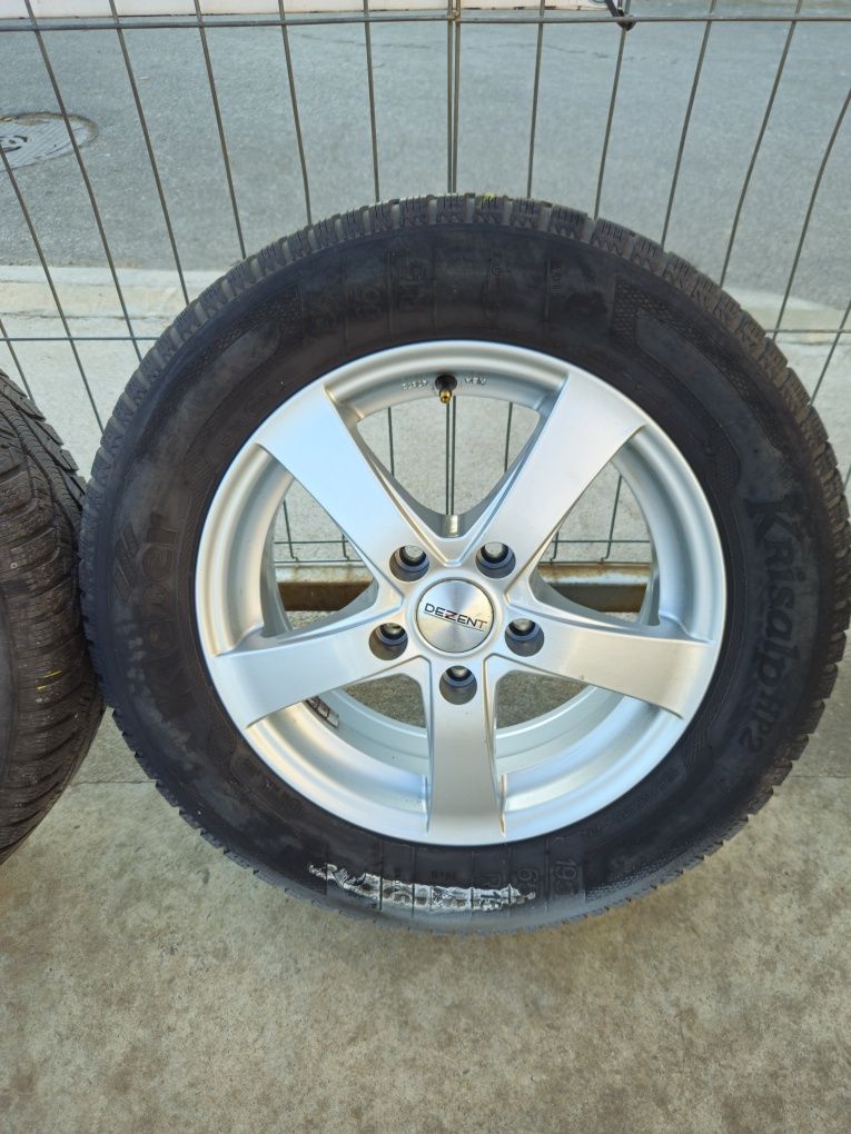 Джанти Dezent 15 цола 5х112 , 6j , et48 , 195/65/15 Vw , Audi  , Skoda