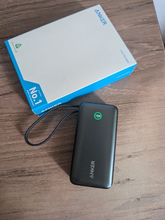 Anker Nano Power Bank, 10,000 mAh, încărcare rapidă