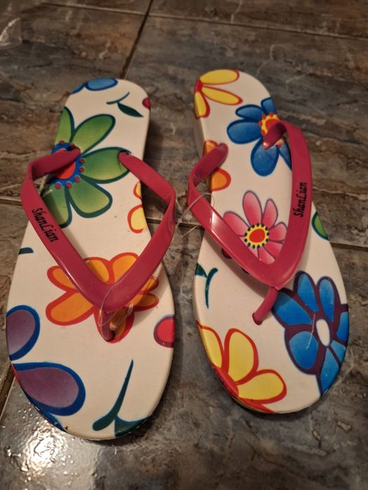 Papuci de plaja  colorati