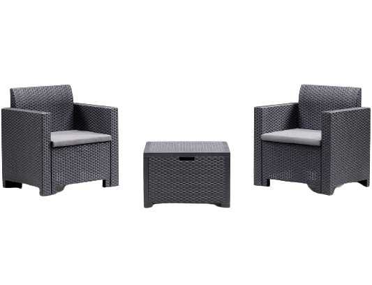 Set mobilier Nebraska Terrace Grafit 9073.4