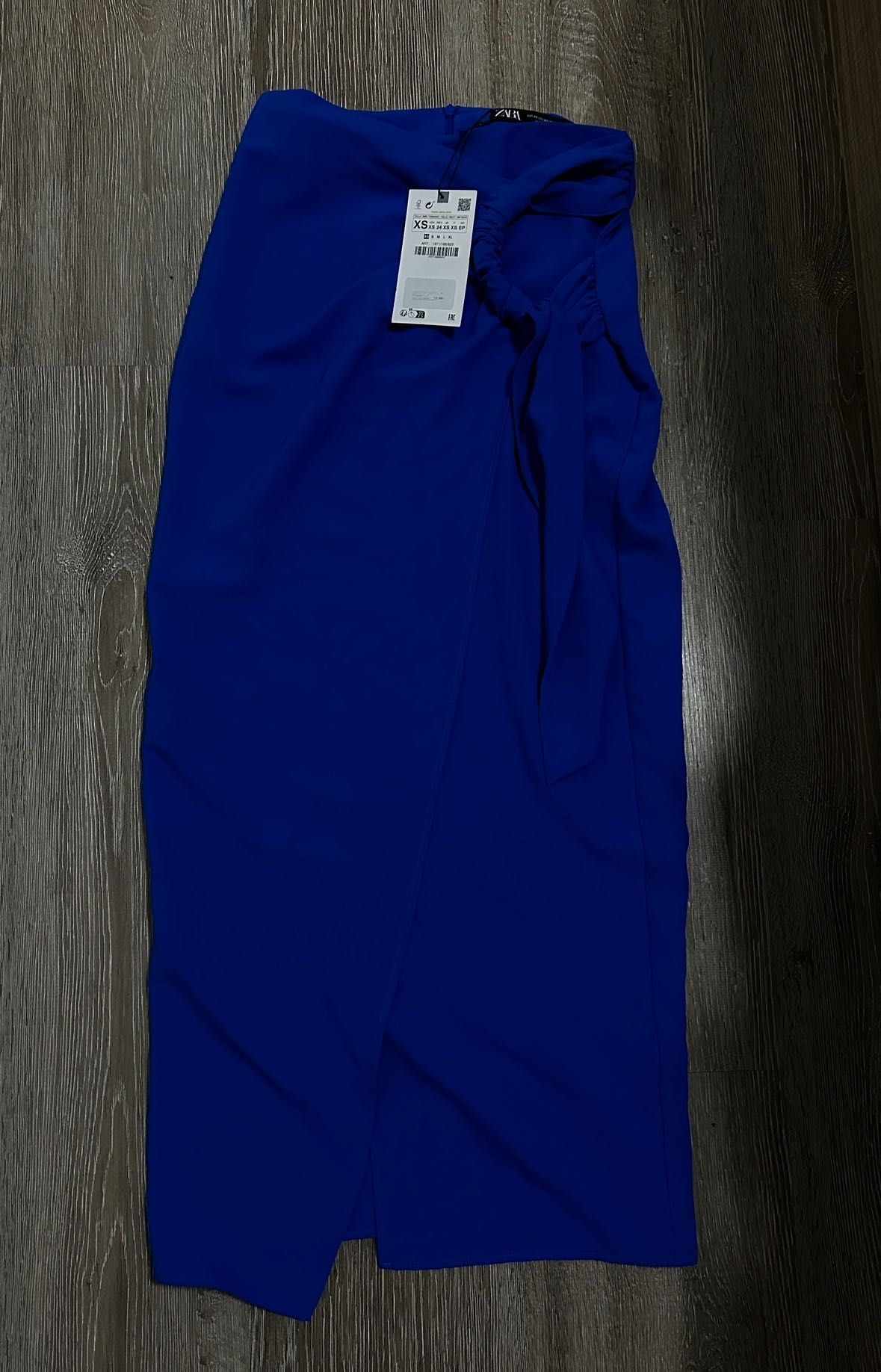 Дълга синя пола Zara