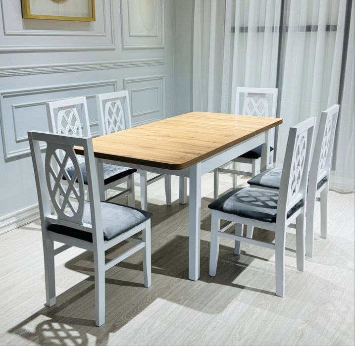 Стол и стулья со склада