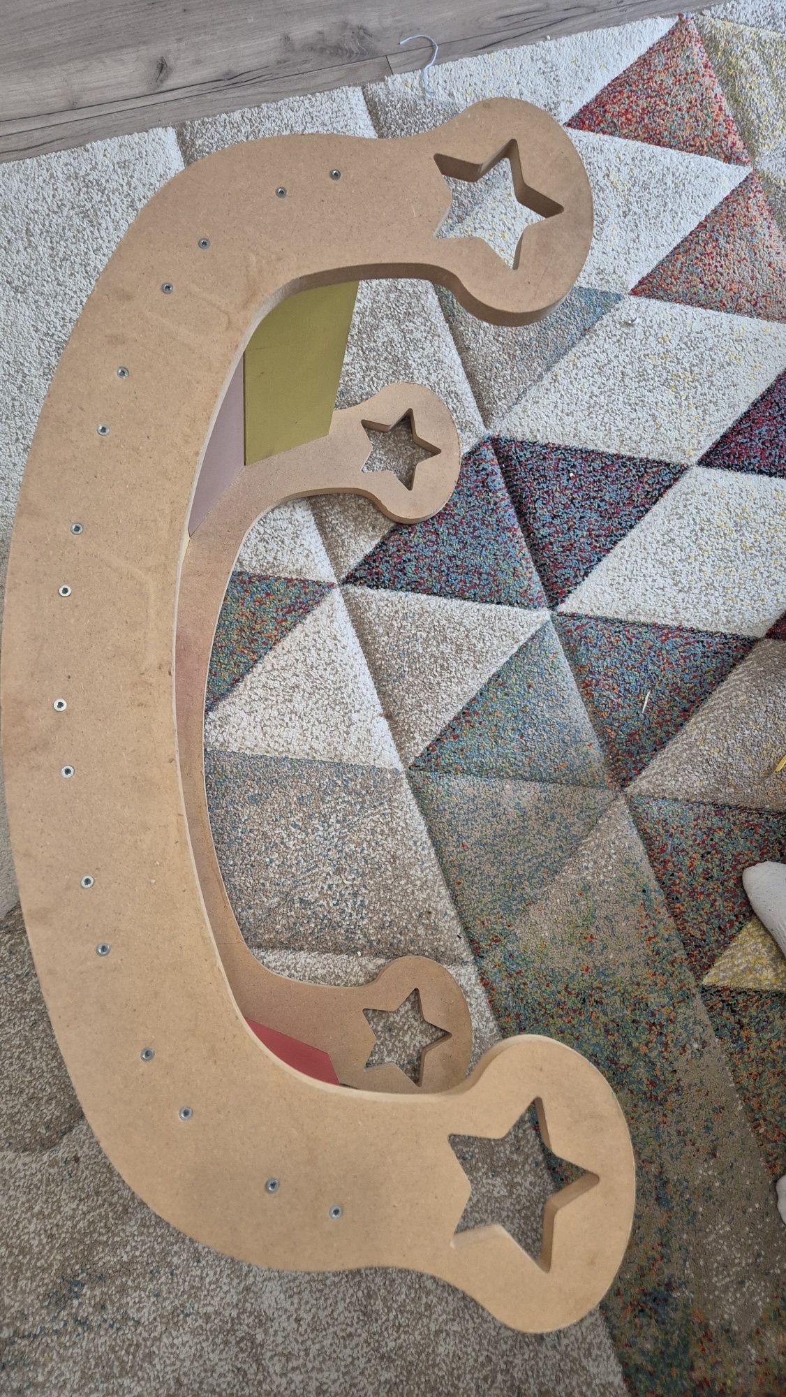 Rainbow rocker - balansoar copii lemn