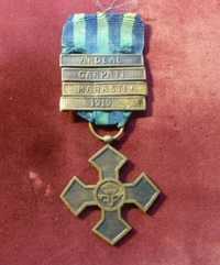 Crucea Comemorativa WW1 cu 4 barete: Ardeal, Carpati, Marasti, 1919