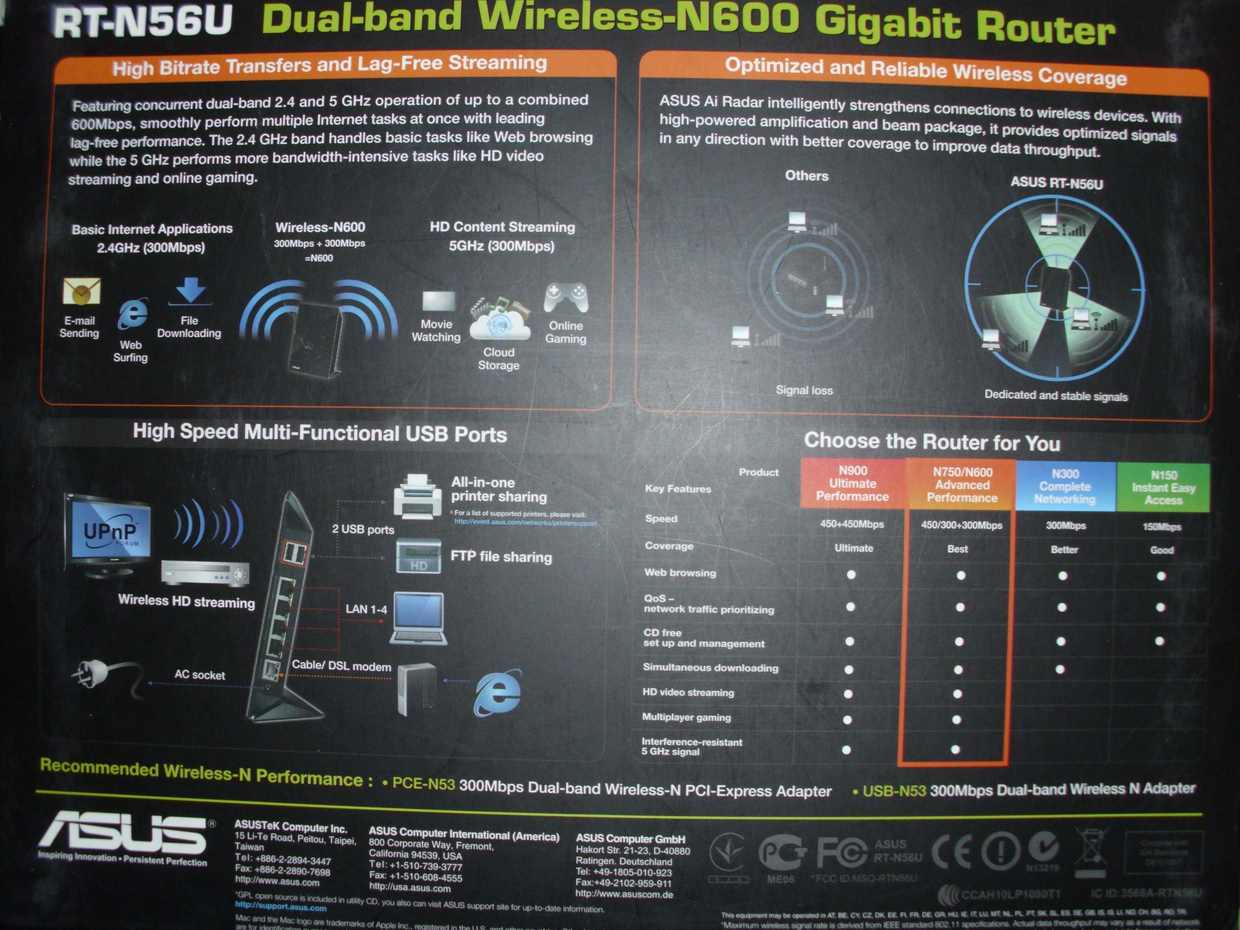 Router Asus RT N56U