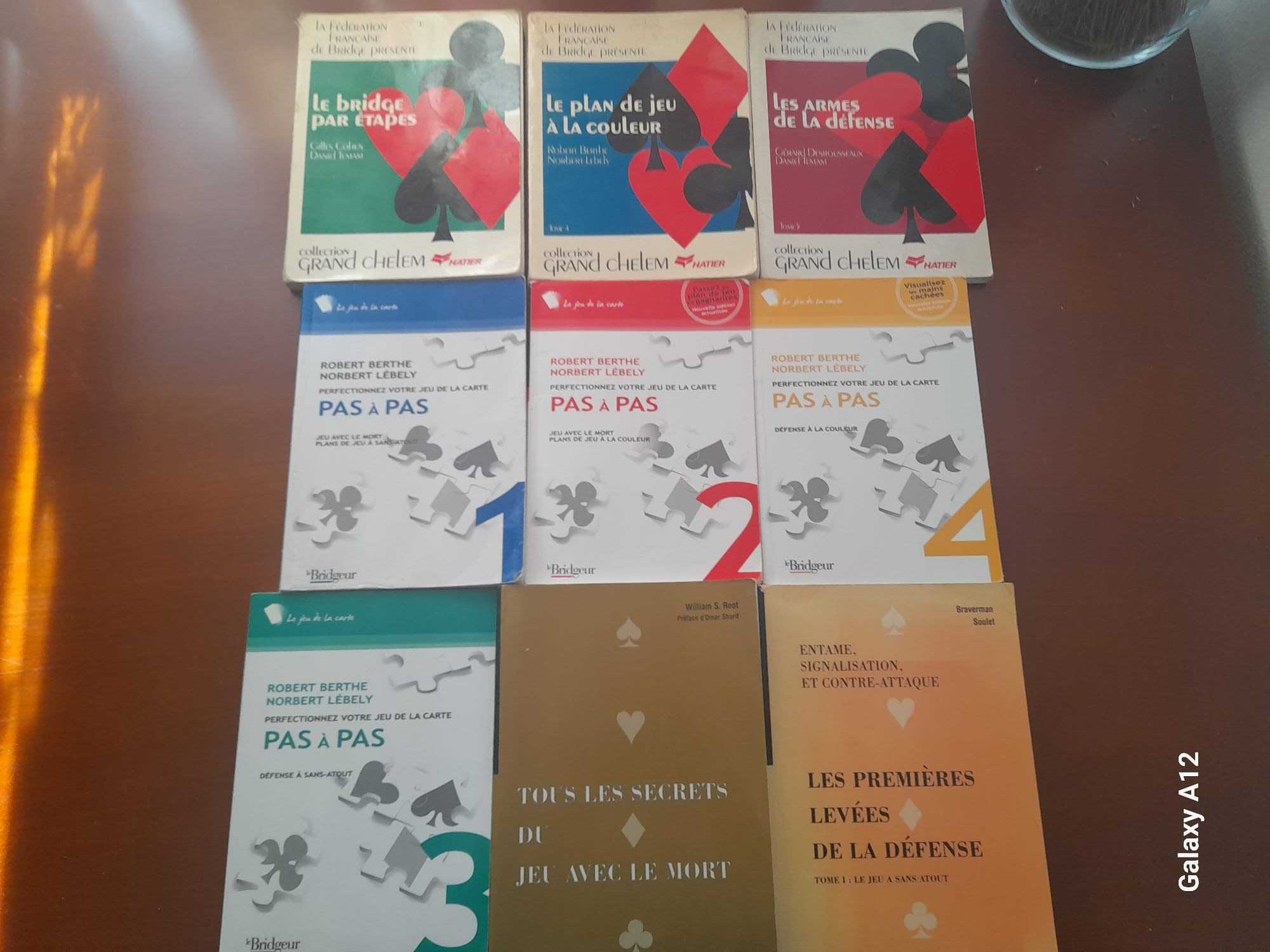 Carti de bridge de ocazie in limba franceza si engleza