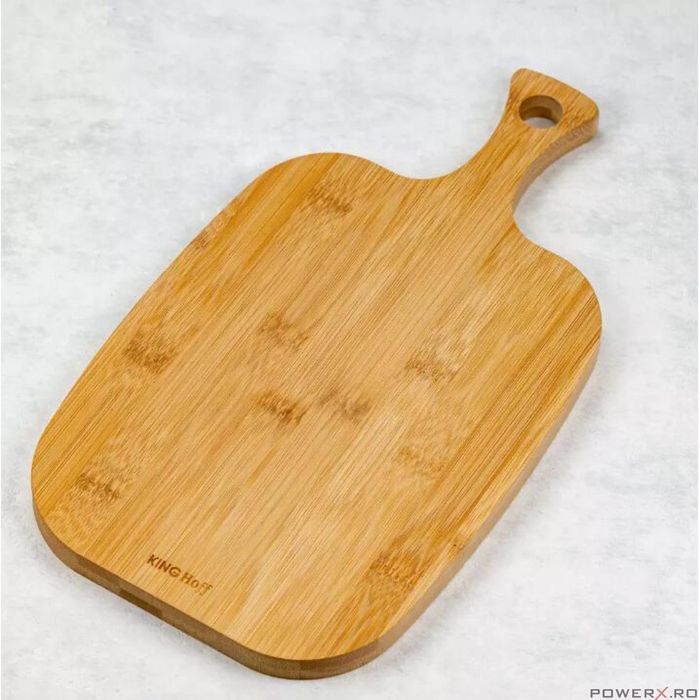 Tocator din bambus, universal, pentru tocat, 33 x 18,5 x 1,5 cm,