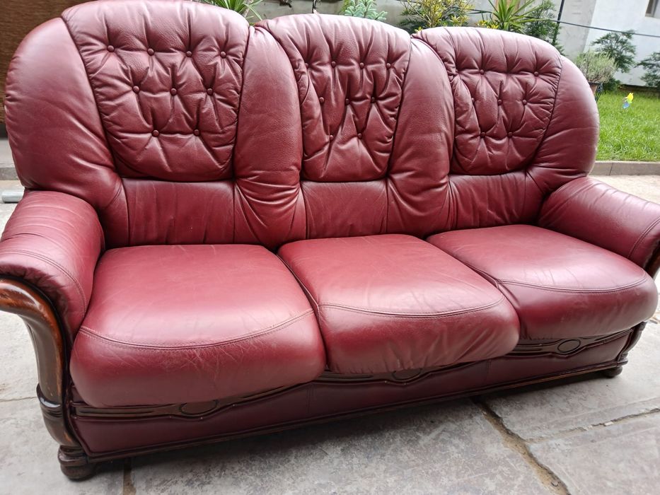 Canapea living din piele