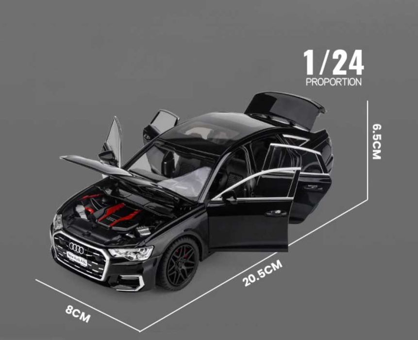 Луксозна метална кола - Модел с реалистични функции АУДИ/ГАРАНЦИЯ