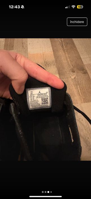 JORDAN true flight unisex- Ghete baschet - black/white/metallic gold