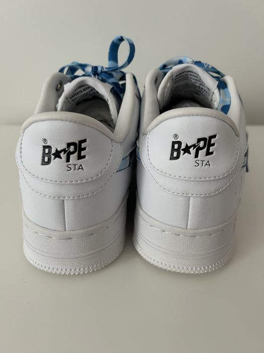 A Bathing Ape - Bape Sta Albi cu stea albastra - Marime 41