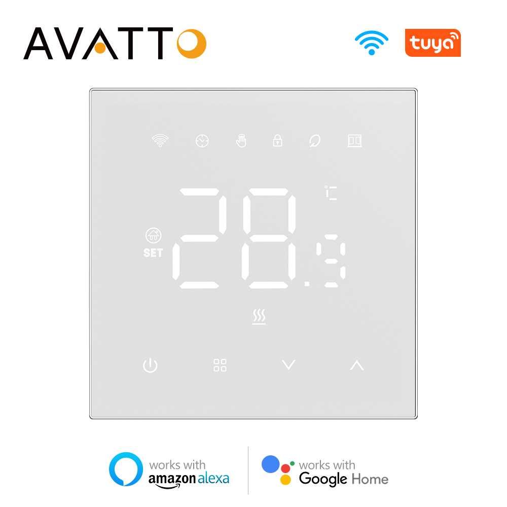 AVATTO WT410-16A Електрическо подово отопление БЯЛ | ЧЕРЕН
