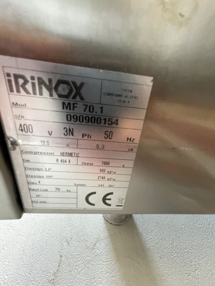 IRINOX Шоков замразител 20 тави с функция готвене.