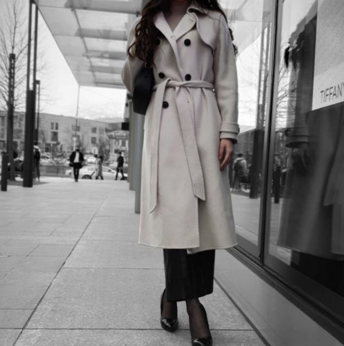 Пальто альпака новый