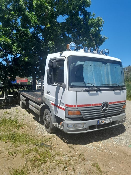 Mercedes atego, platformă transport utilaje.5 tone vând sau schimb