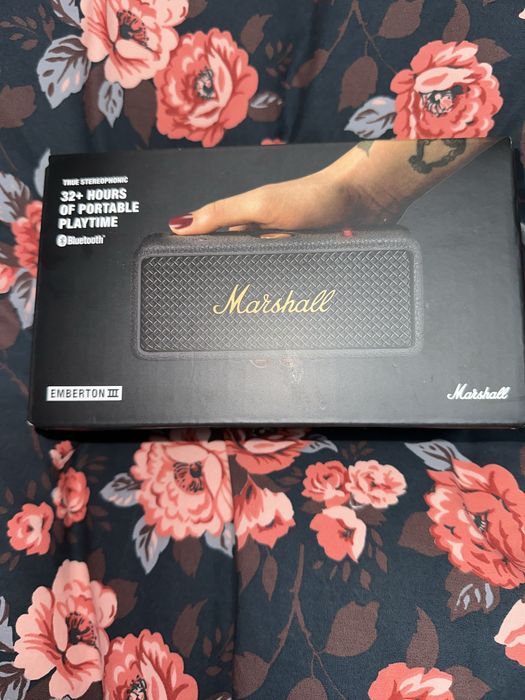 Boxa portabila Marshall Emberton III, Bluetooh 38W, Autonomie 32 ore,