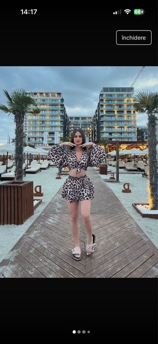 Compleu de dama leopard