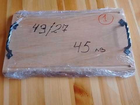 Дъска за рязане и сервиране на мезета - букова