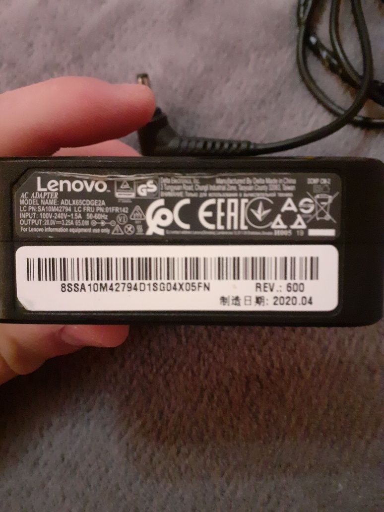 Incărcător  laptop Lenovo  model ADLX65CDGE2A