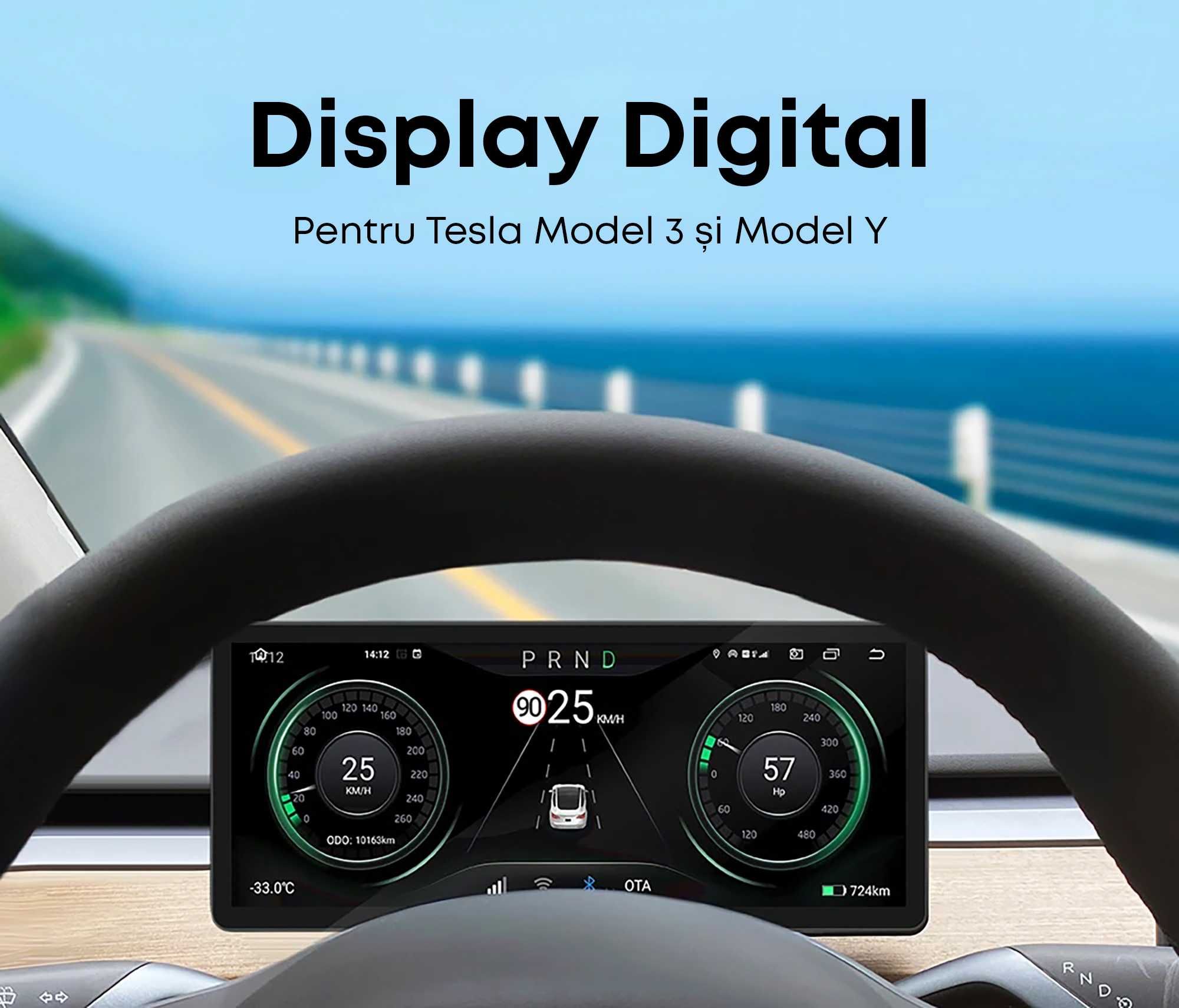 Navigatie Dashboard Display Tesla Model 3 Model Y , 10inch Android 4GB