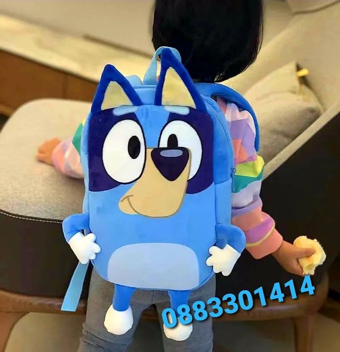 Раница Блуи и Бинго Плюшена раница Bluey Bingo