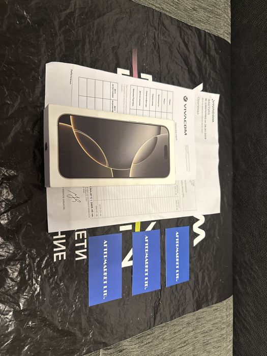 ***ЗАПЕЧАТАН 512GB iPhone 16 Pro Max Гаранция от Vivacom до '27 Natura