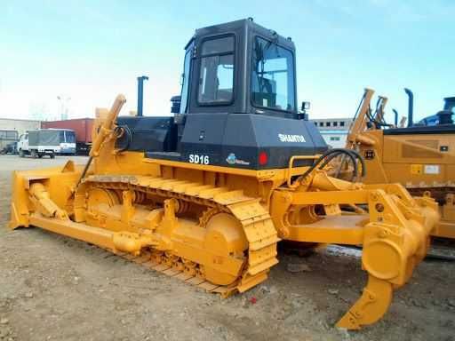 Бульдозер SHANTUI SD16. бошка турдаги махсус техникалар хам мавжуд.