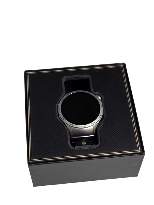 Ceas Huawei Watch GT 4 Titanium, curea din oțel inoxidabil