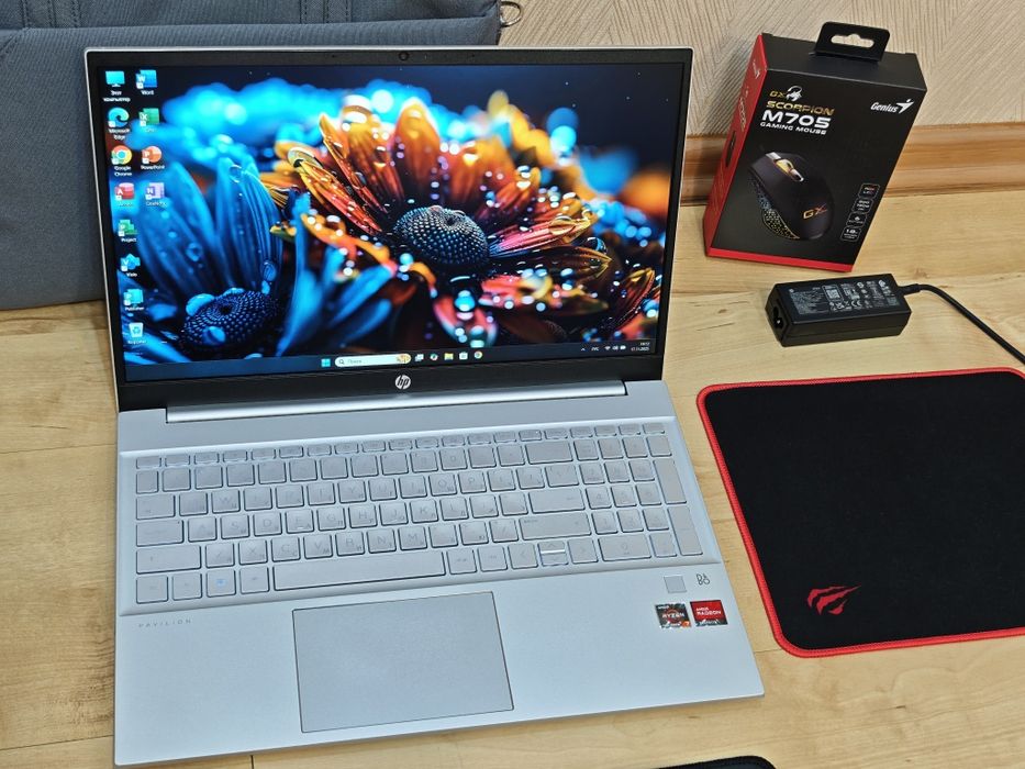 x16 ядер Ryzen 7 ОЗУ 16 GB HP Pavilion мощный ноутбук