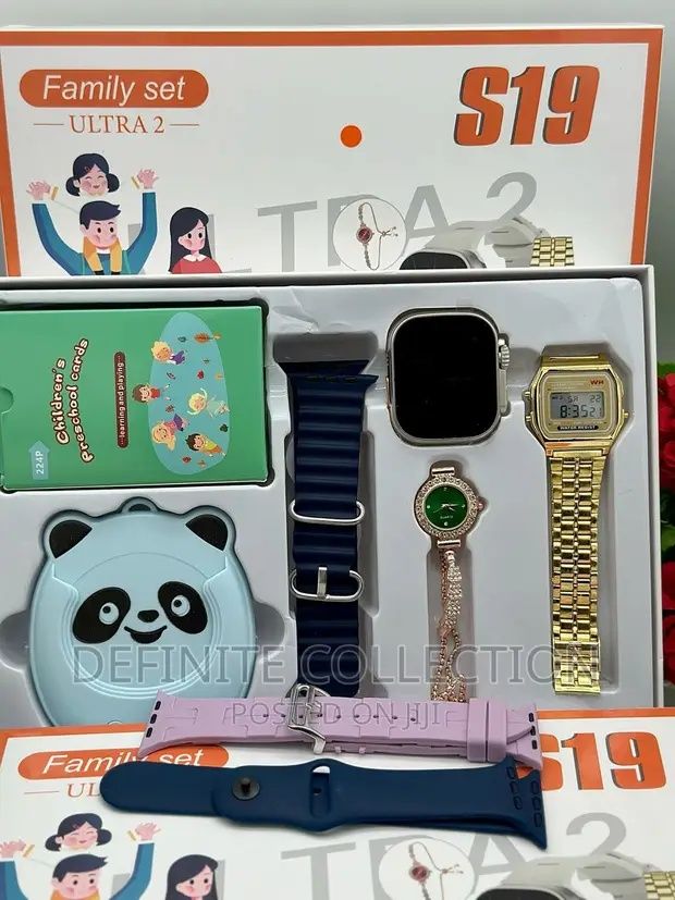 Hadiya uchun ajoyib tanlov nabor Smart watch S19 family ,oilabiy sovgʻ