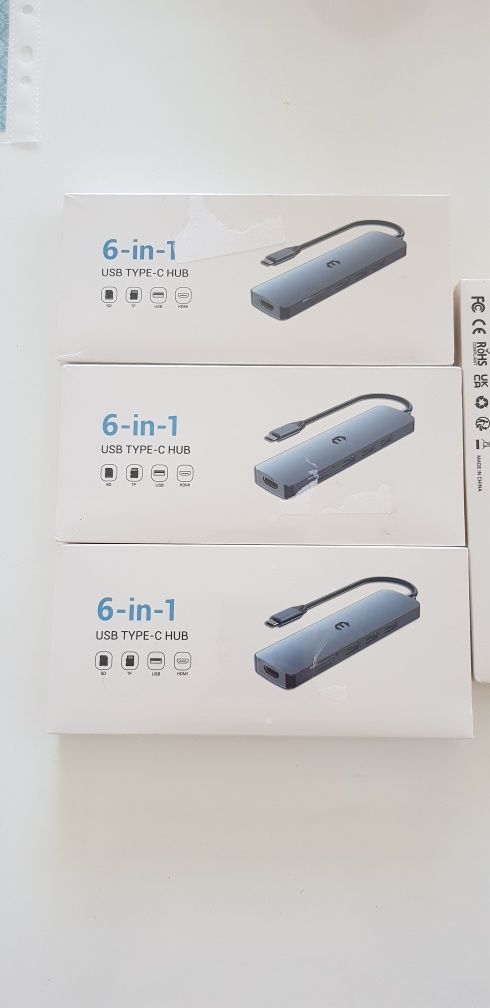 Продавам 6-в-1 USB TYPE-C HUB - бърза скорост, компактен и универсален