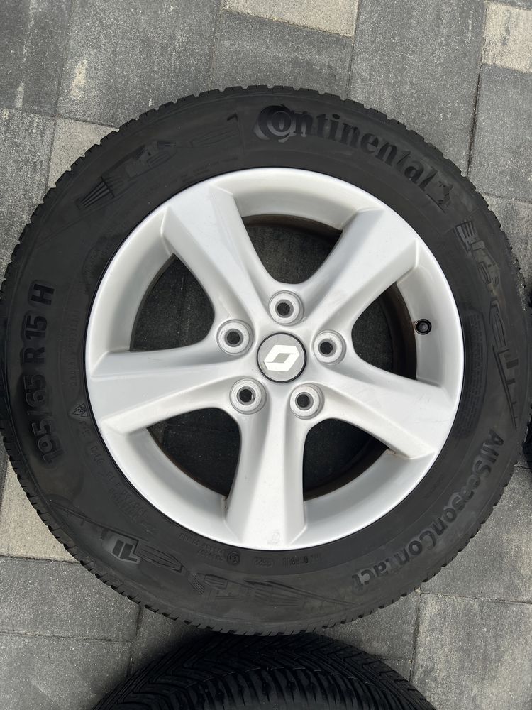 Jante Renault Megane 5x114.3 15 inch cu anvelope all season