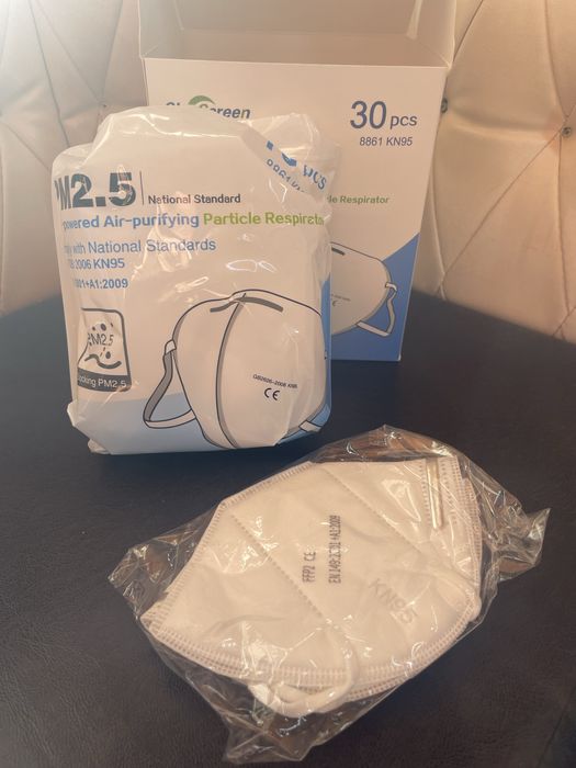 Măsti Non-powered Air-purifying Particle Respirator - Sky Screen FFP2