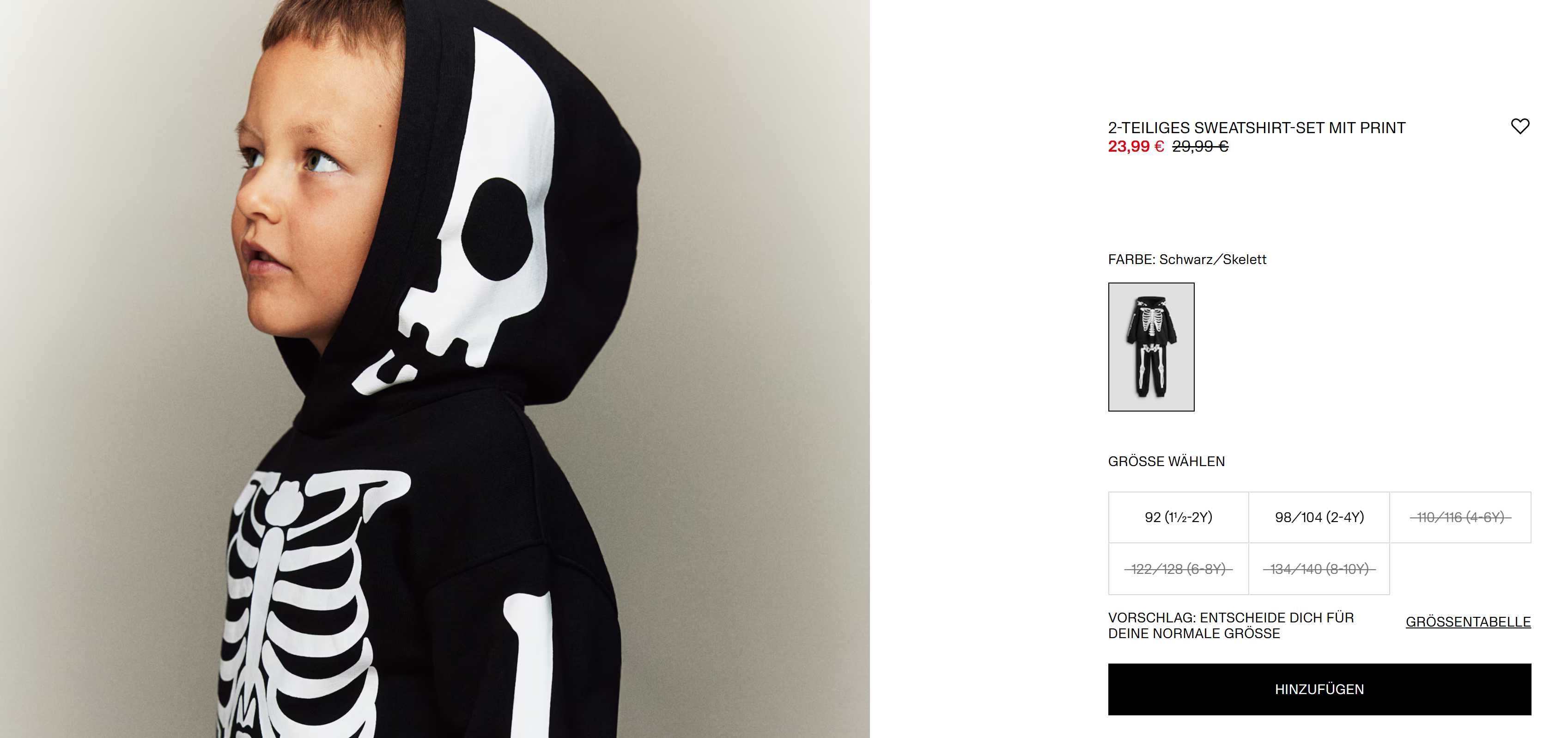 Новые Спортивные костюмы H&M, размер 6/8 и 8/10