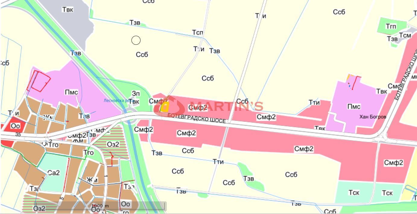 Парцел в София-Кремиковци площ 2399 цена 168000
