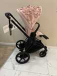 Тапицерия за седалка Cybex Priam 4 Simply flowers розова