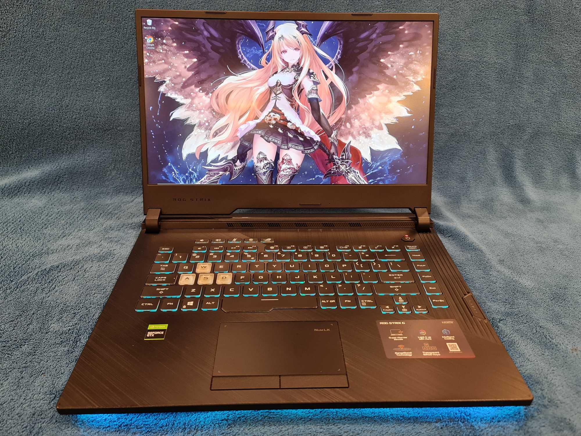 Laptop gaming Asus Rog Strix intel core i7-9750H ,video GTX, ram 16 gb