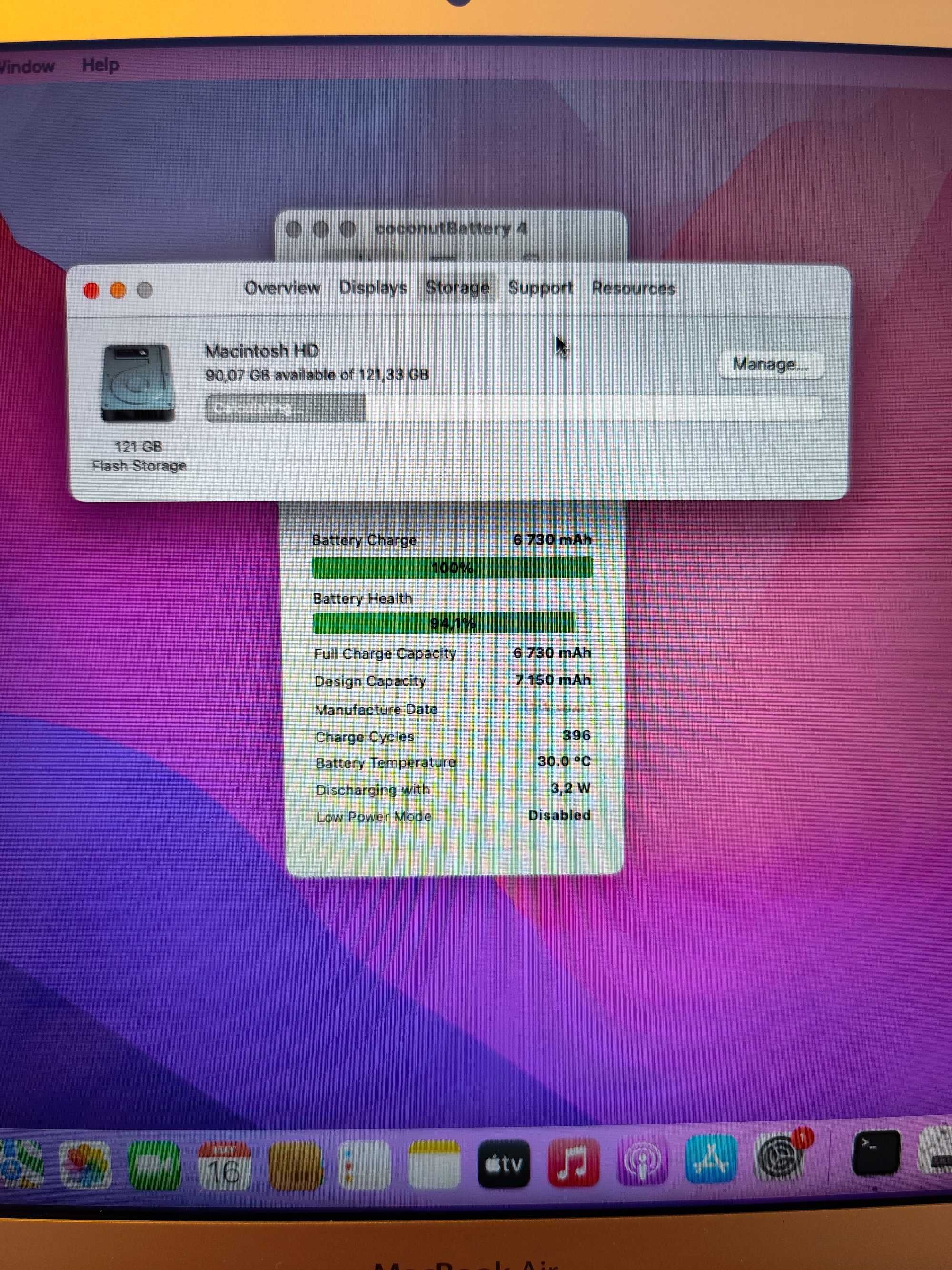 MacBook Air 13 2017 1.8GHz 8Gb RAM 128Gb SSD отличен