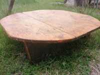 Старинна автентична битова маса, дървена софра