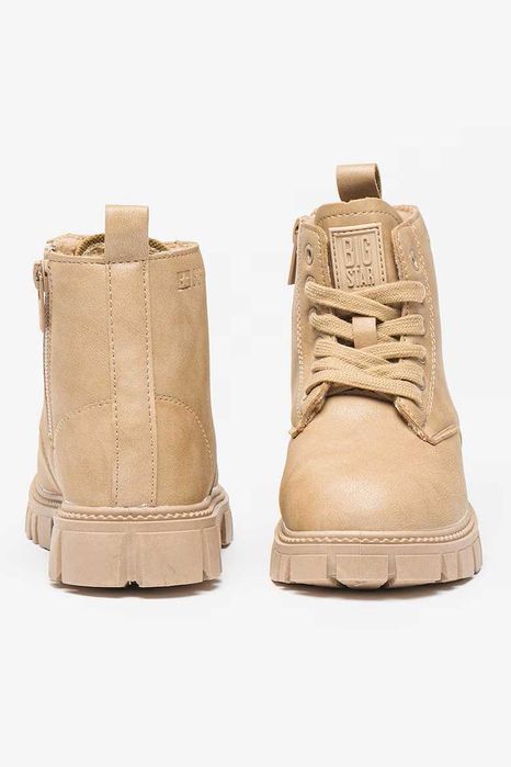 Ghete maro Big Star din piele ecologica copii, fete, marimea 32