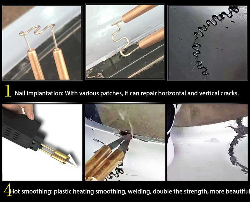 Set 400 bucati capse metalice de intarire pentru aparat sudat plastic