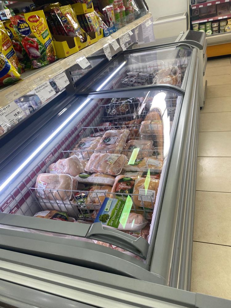 Vand vitrine congelare AHT