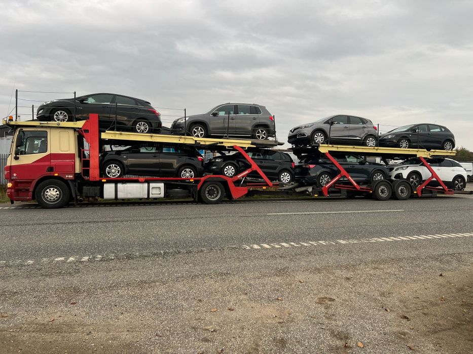 Daf CF 2008 ROLFO TRANSPORTOR TRAILER  9 pozitii variante/schimb