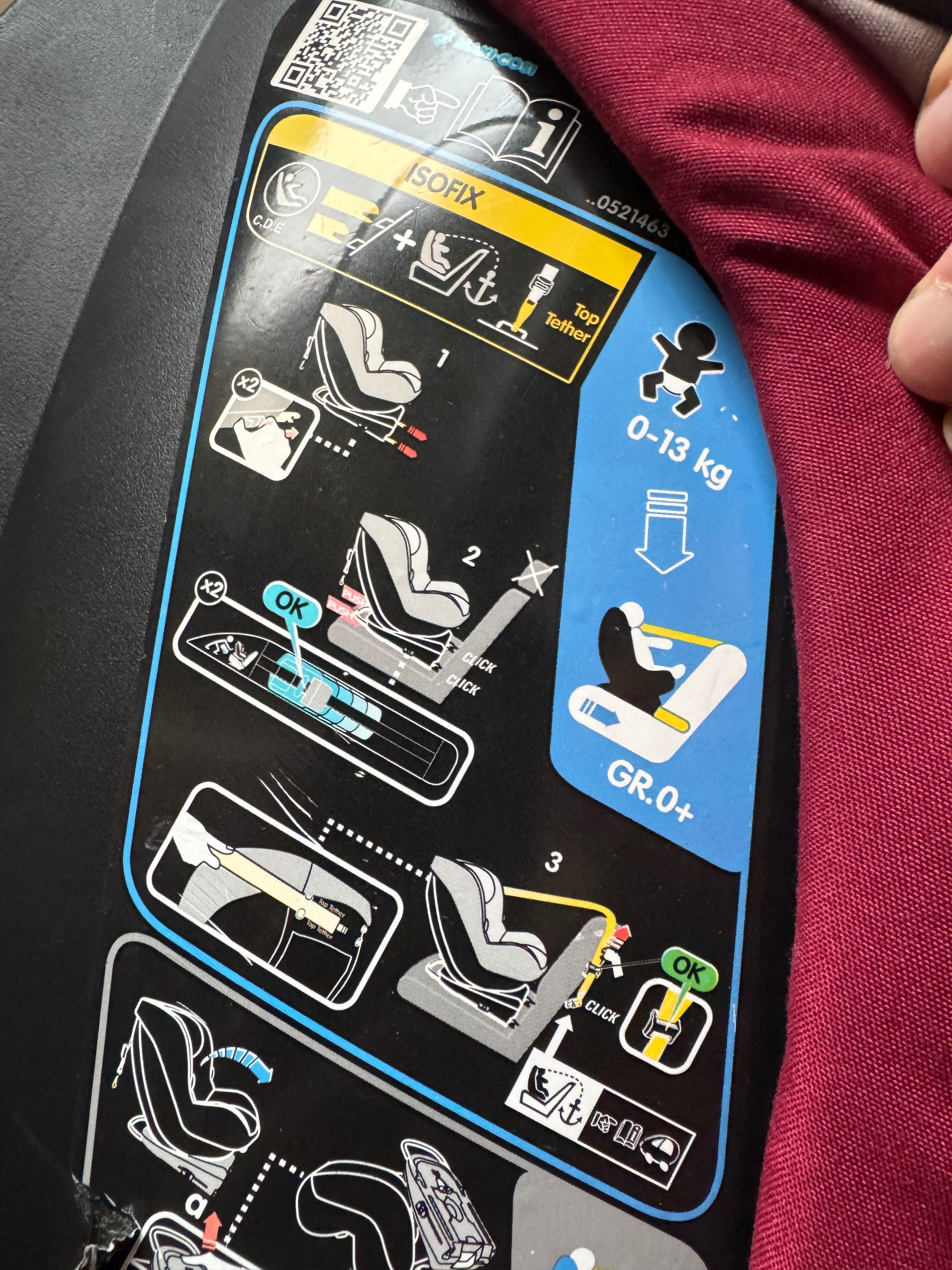 [ISOFIX] Детско столче за кола (9-18kg)