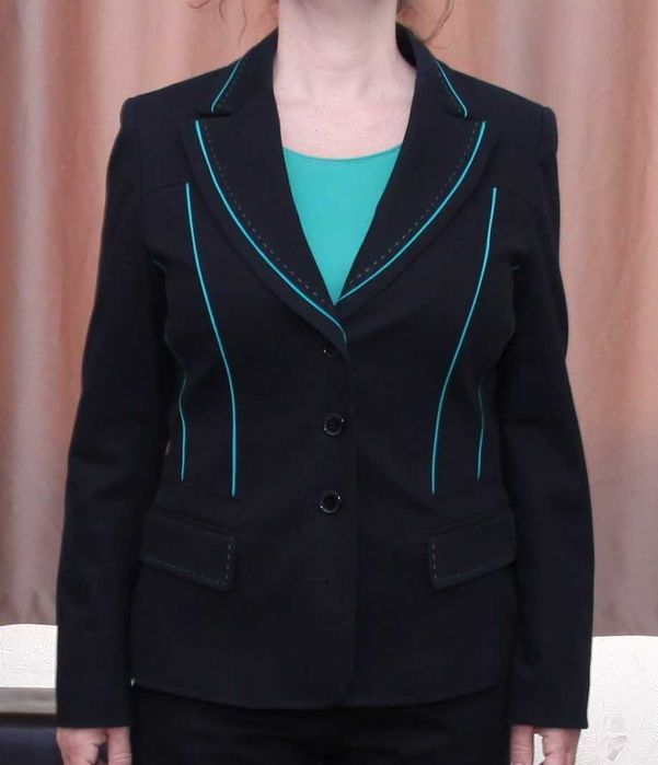 нов тъмносин костюм Bordo № 44/М