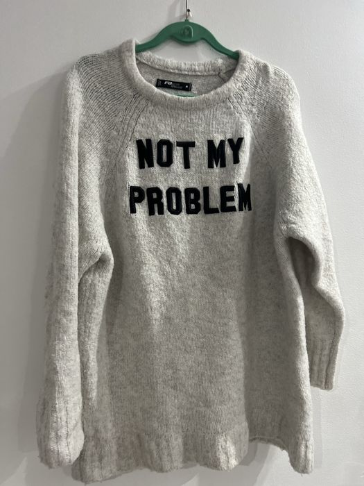 Pulover lung tricot