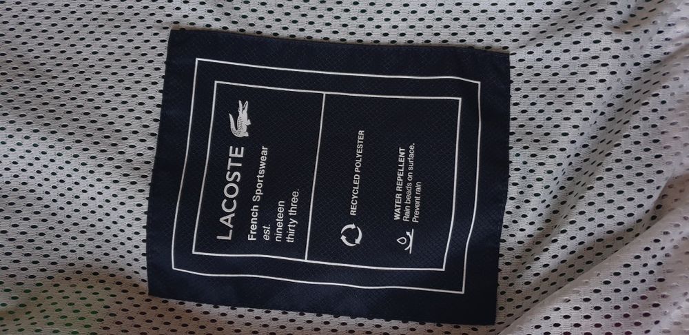 Lacoste Blouson Full Zip Multi / 6 - XL НОВО! ОРИГИНАЛ! Мъжко Горнище