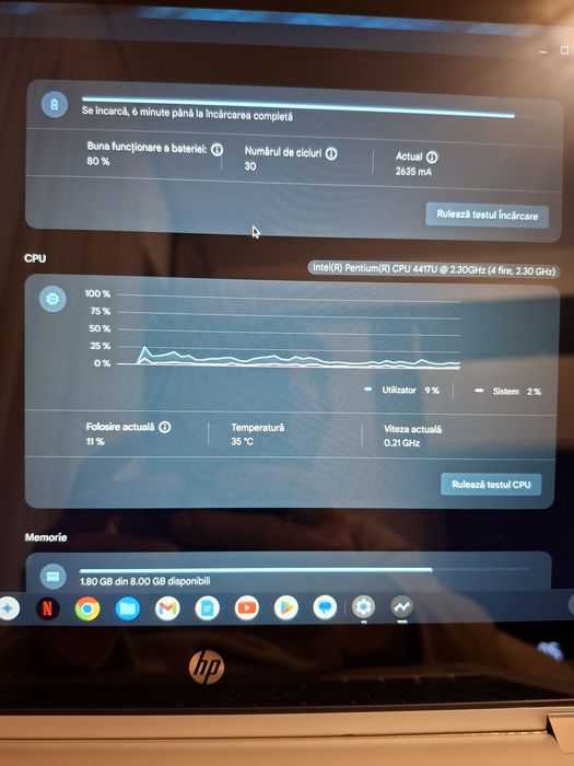 HP Chromebook x360 14 G1, Pentium 4417U, 8Gb Ram
