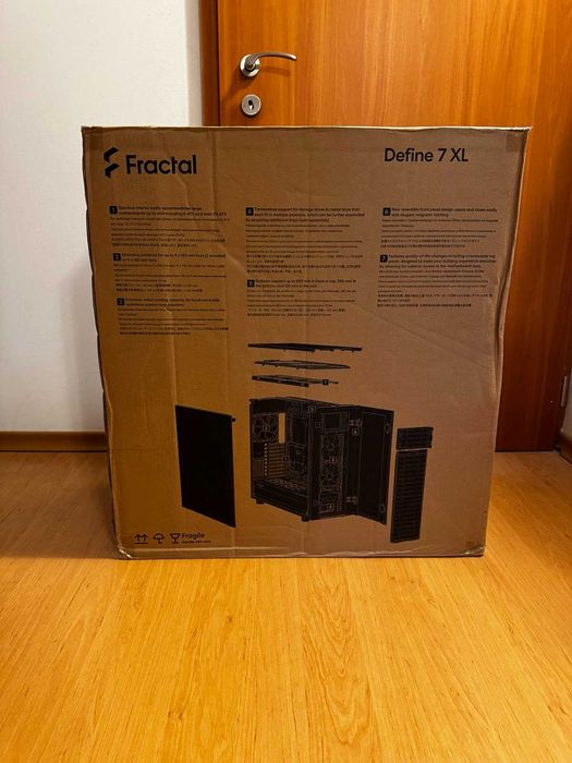 Кутия Fractal Design Define 7 XL Black Light TG, E-ATX/ATX/mATX/mITX
