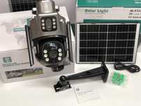 Camera Supraveghere 4G Panou Solar V380Pro Dual Lens 6K Autonomie 20h
